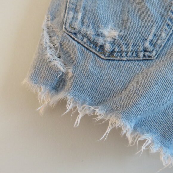 AGOLDE Parker Vintage Cut-Off Shorts in Swapmeet - Size 24 Waist - Picture 13 of 16